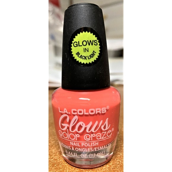 LA Colors Color Craze Glows Nail Polish -13ml 0.44oz- #174 Luminous NEW - Picture 1 of 1